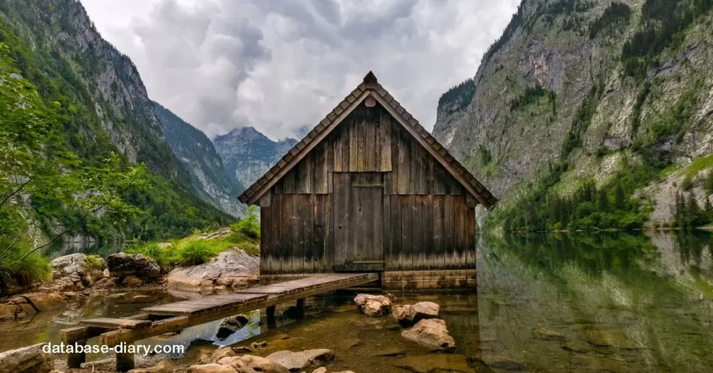 Houseboats on Lake Obersee